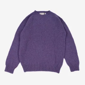 Wool Nep Twist Crew Sweater - Vatersay