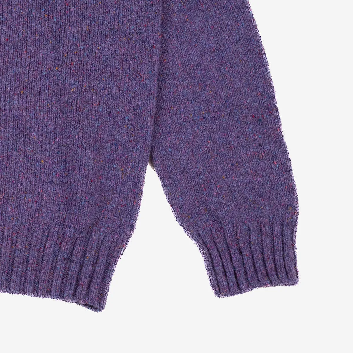 Wool Nep Twist Crew Sweater - Vatersay