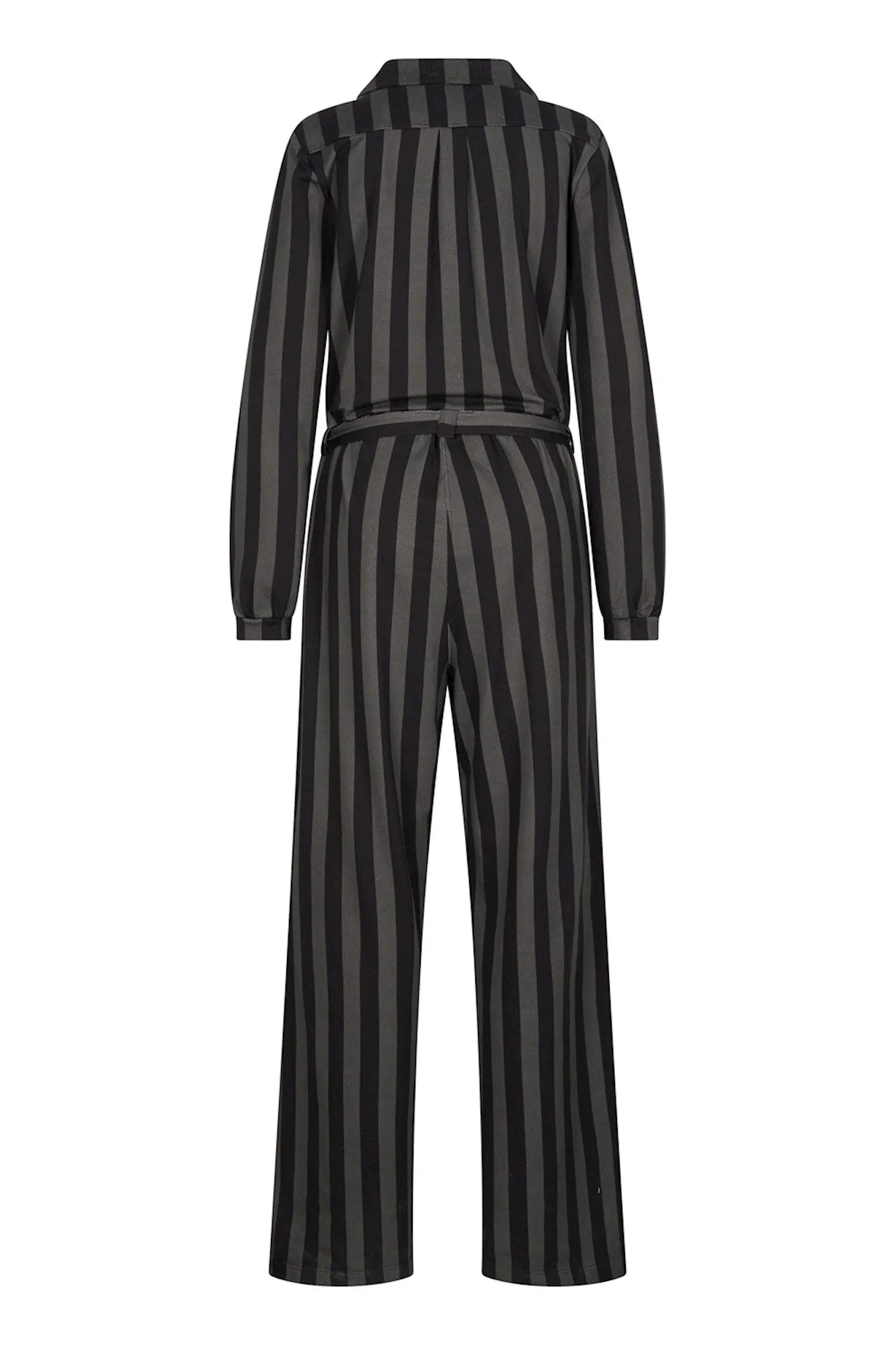 Zilch Jumpsuit in Stripes Black